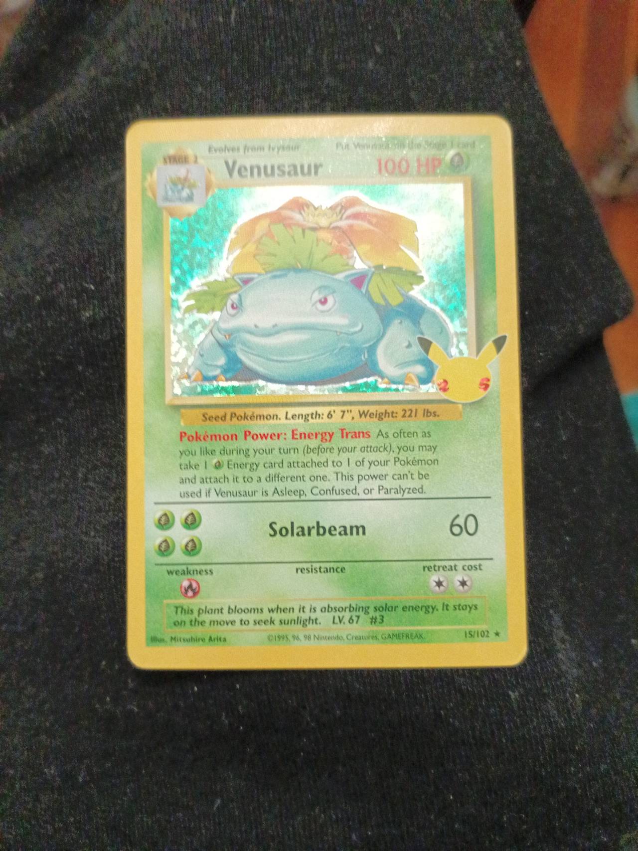 Pokémon Venusaur Celebrations Classic Collection 15/102