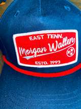 Morgan Wallen Snapback Rope Hat Navy Blue Red - Image 3