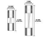 7 Values 100 Pcs Christmas Light Fuses Kit 3A 5A 7A 8A 125V 5x20mm Max Fuse - Image 1
