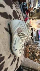 Nike Alpha Huarache 8 Elite Lacrosse Cleats Sail/White Size 12 - Image 3