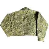 Wild Fable Green Floral Cropped Trucker Jacket - Image 6