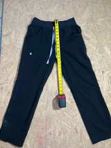 FIGS Kade Scrub Pants Black Women’s Small Petite Technical Collection Cargo - Image 8