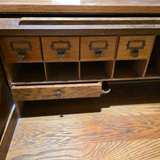Oak Roll Top Desk - Image 1