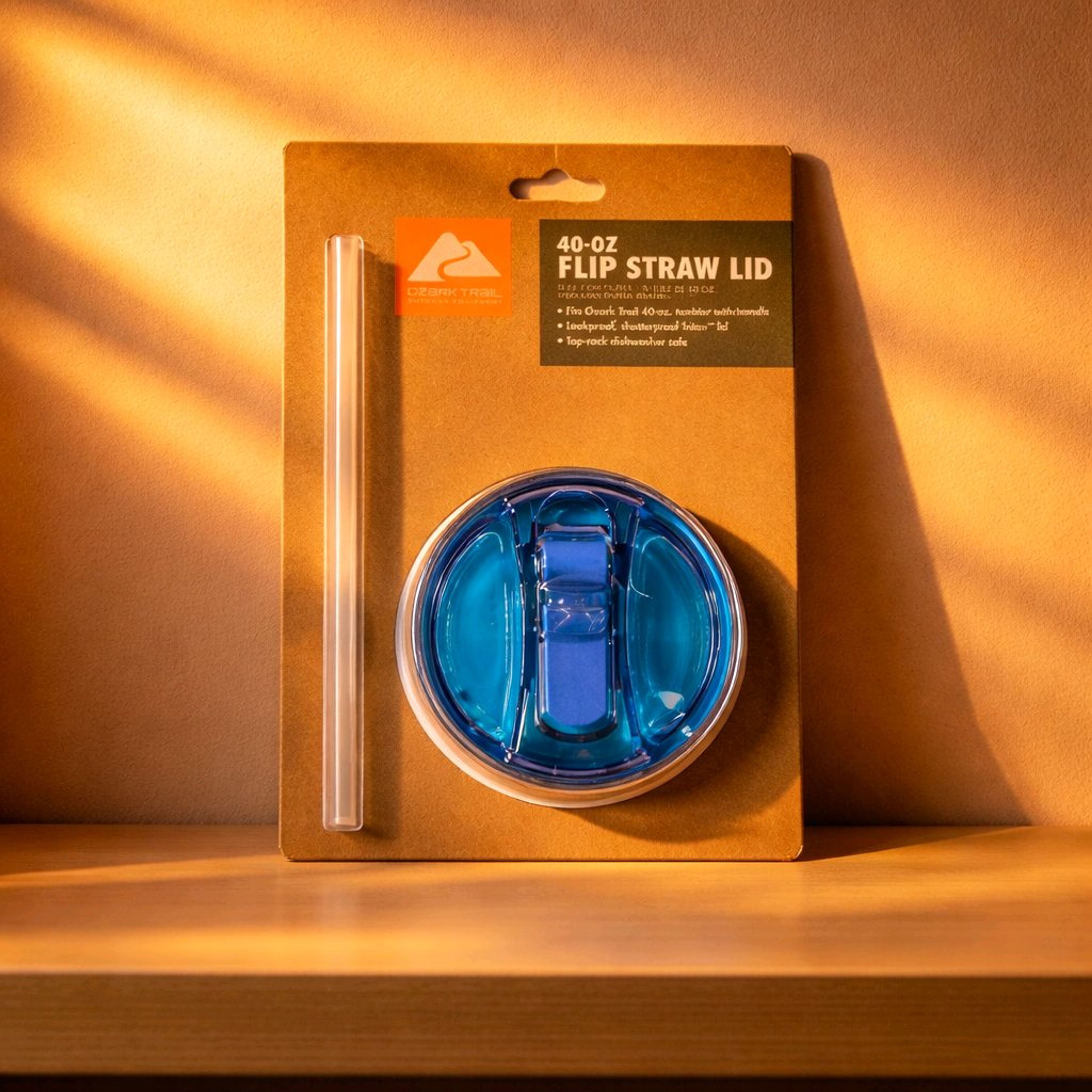 Ozark Trail 40-oz Flip Straw Lid - Image 3