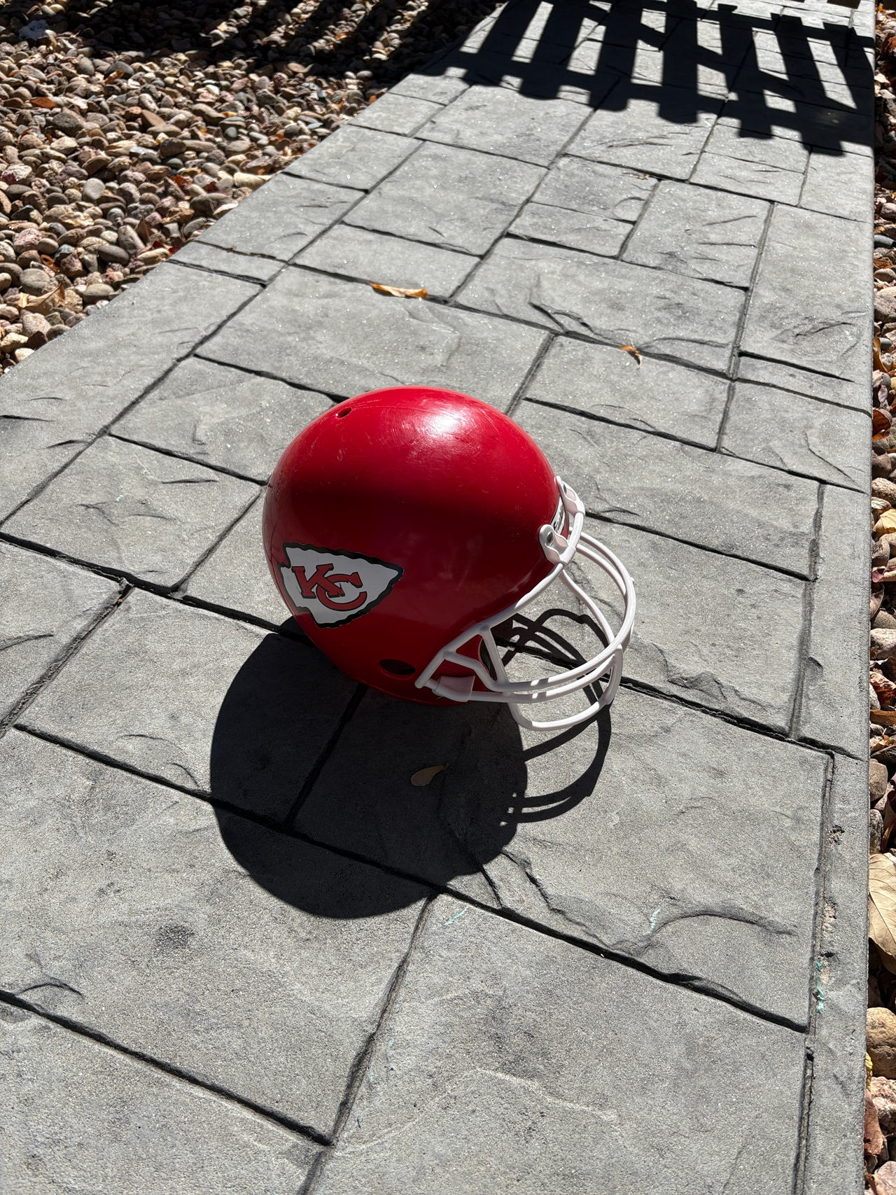 Kansas City Chiefs Football Helmet