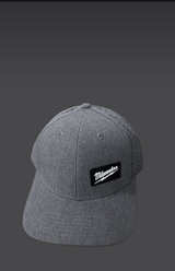 Milwaukee Fitted Hat Grey - Image 1