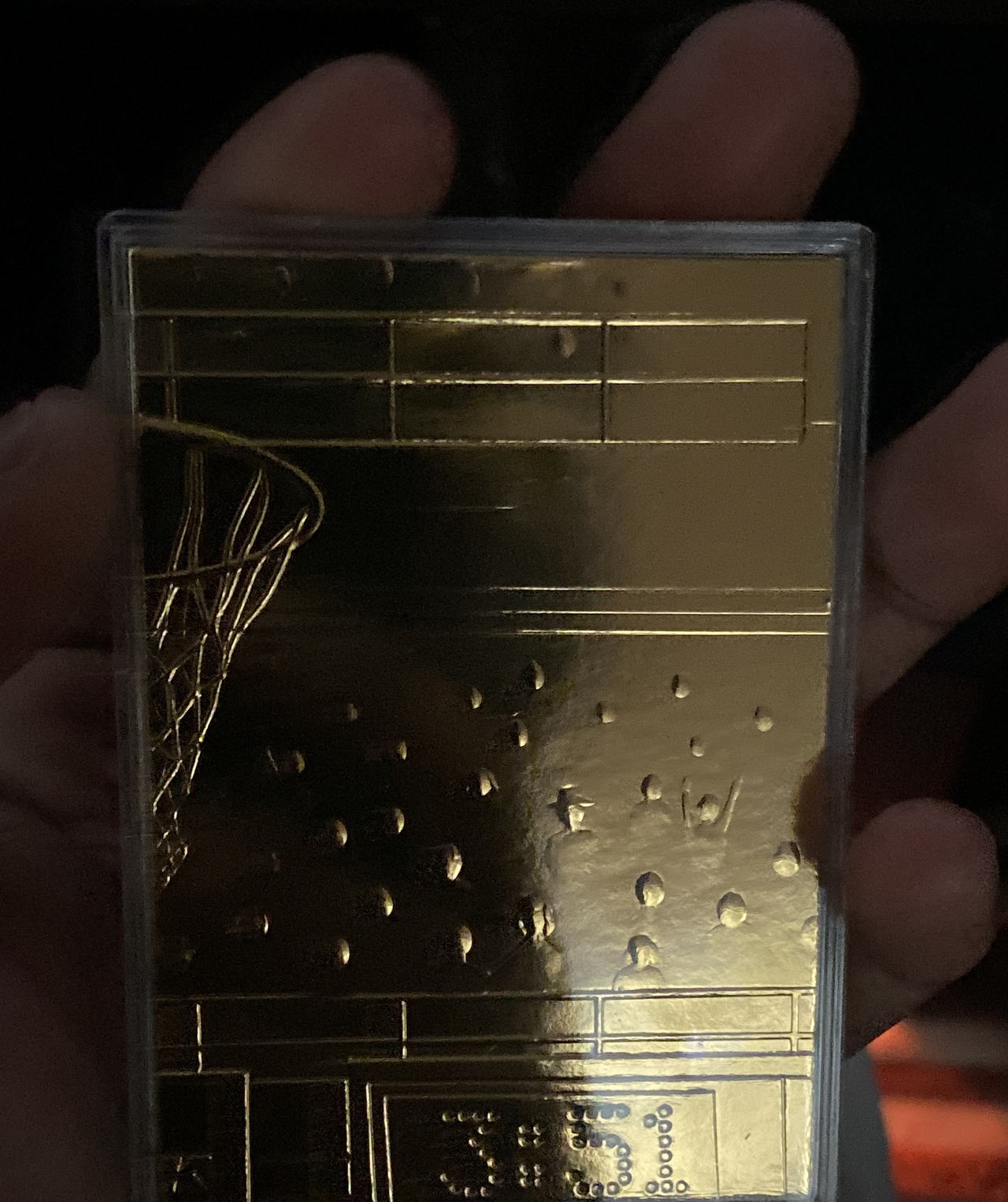 Michael Jordan 23K Gold Foil "The Last Shot" Basketball Card