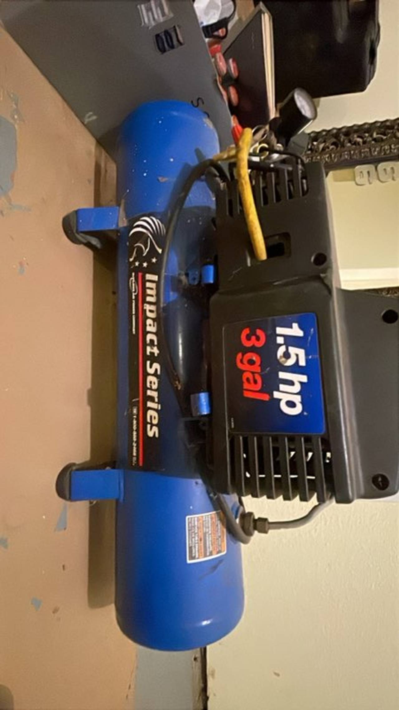 Sanborn Impact Series 1.5 HP 3 Gallon Air Compressor