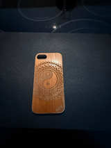 Case Yard Carved Yin Yang Mandala Wood Case for iPhone 5/5s - 7 - Image 1