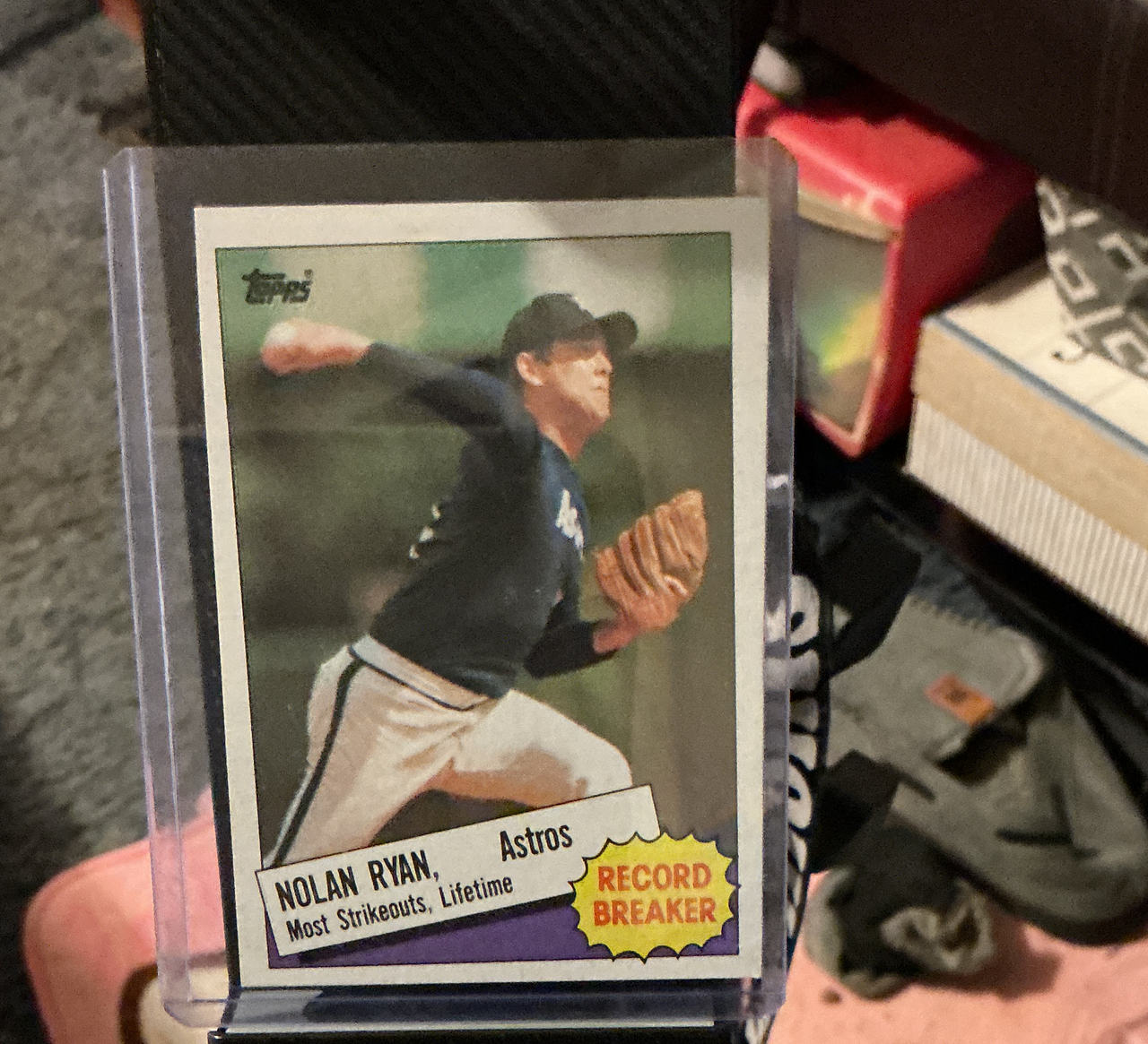 1984 Topps Nolan Ryan #7 Record Breaker Baseball Card