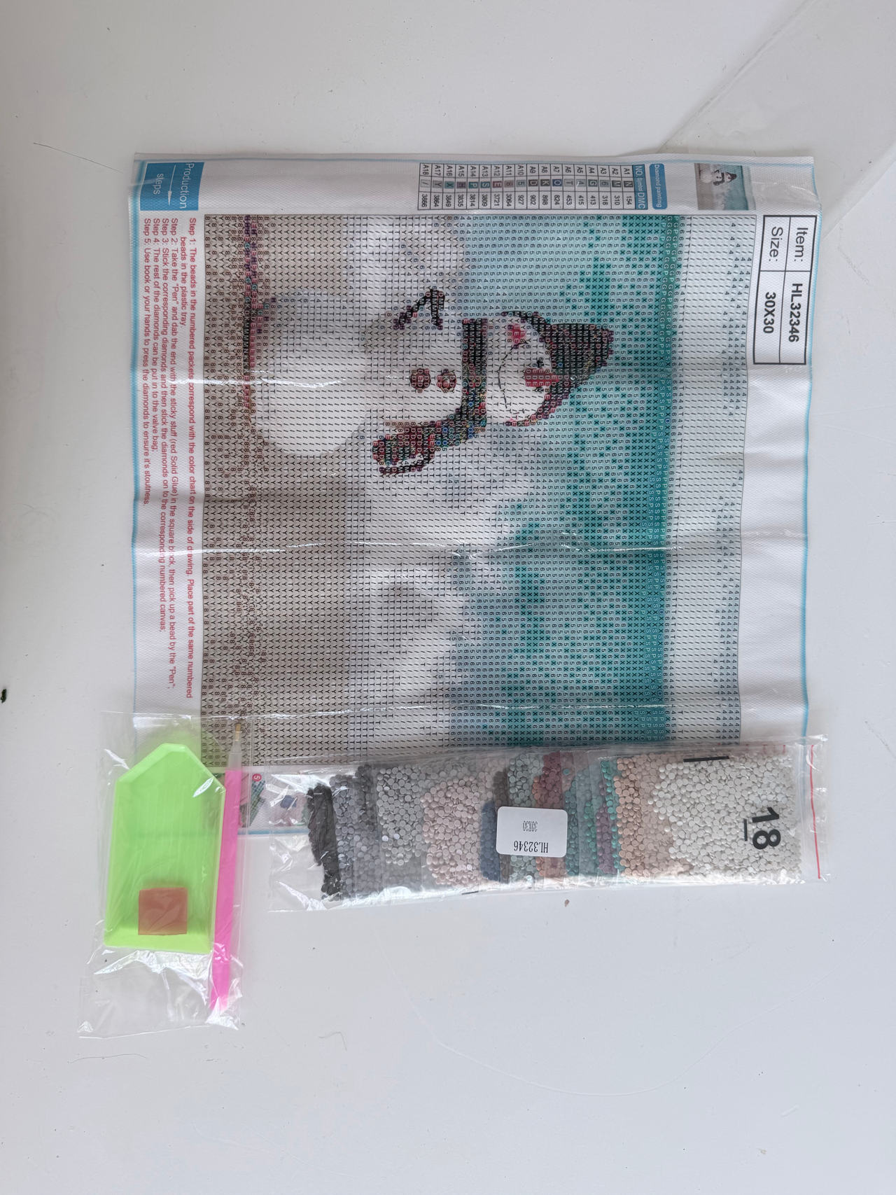 Snowman Diamond Painting Kit