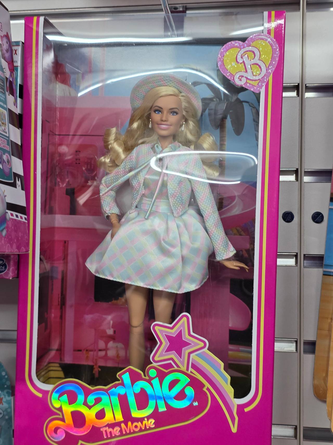 Barbie The Movie Doll in Plaid Matching Set
