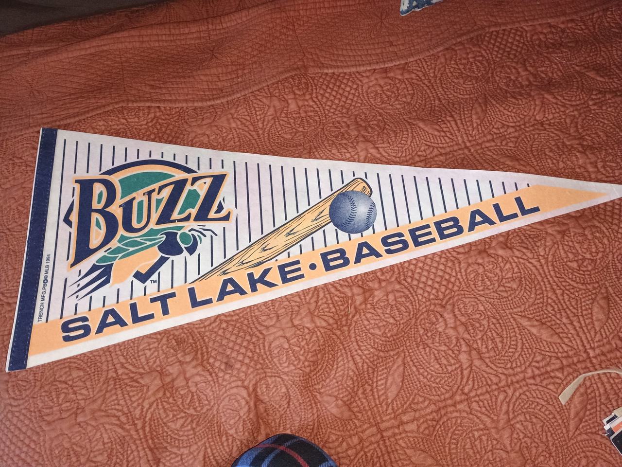 Salt Lake Buzz Vintage Baseball Pennant