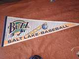 Salt Lake Buzz Vintage Baseball Pennant - Image 1