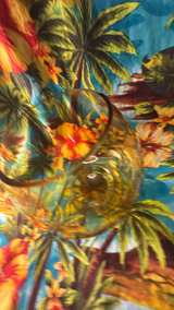 Vintage Amber Glass Brandy Snifter Vase - Image 7