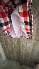 Tommy Bahama Girls Red and Black Gingham Ruffle Dress 3T - Image 3