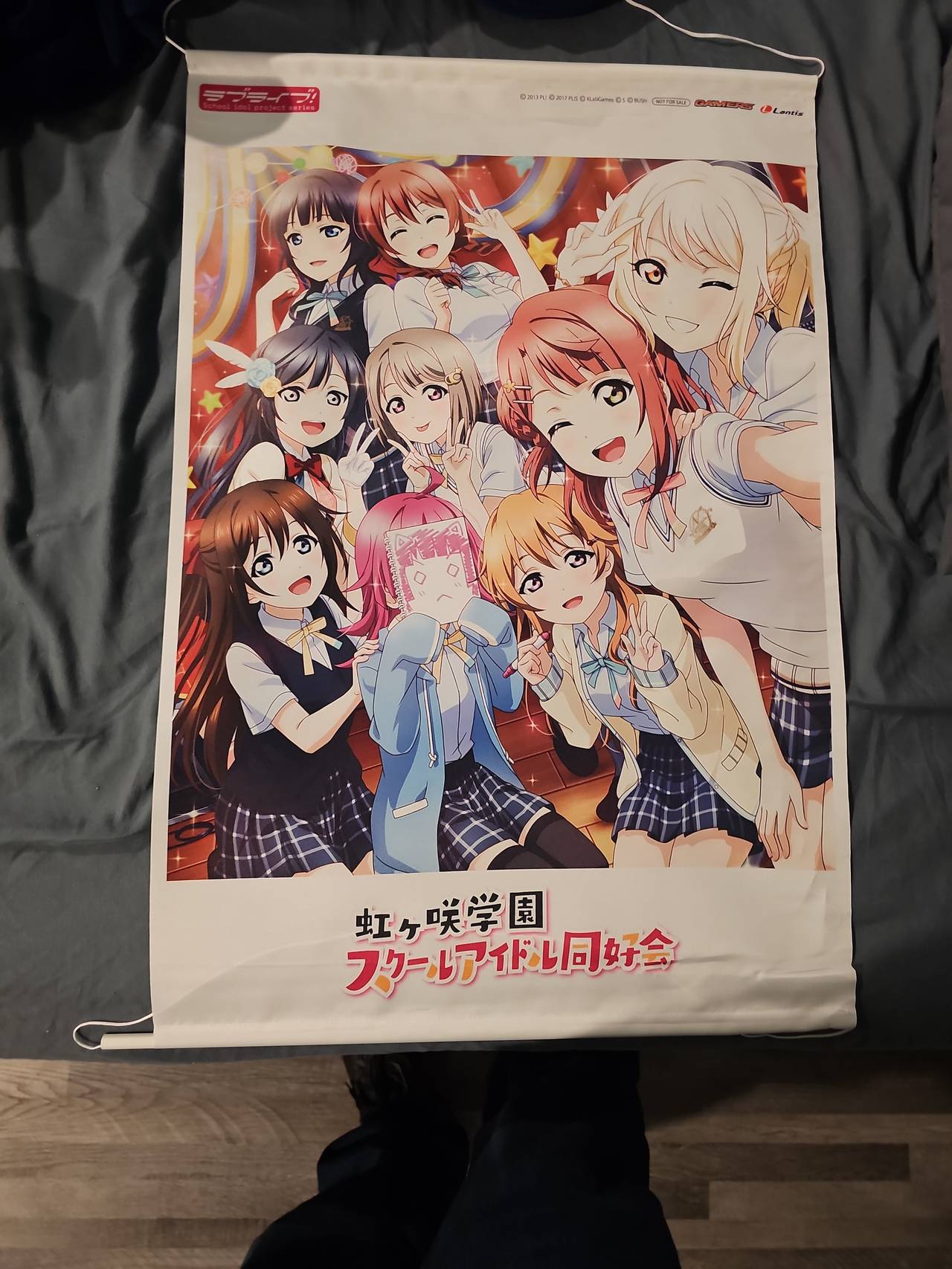 Love Live! Nijigasaki High School Idol Club B2 Wall Scroll Tapestry Gamers Bonus