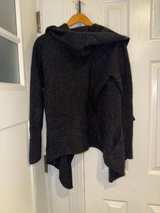Margaret O'Leary Black Sweater Throw Cardigan Womens - Image 3