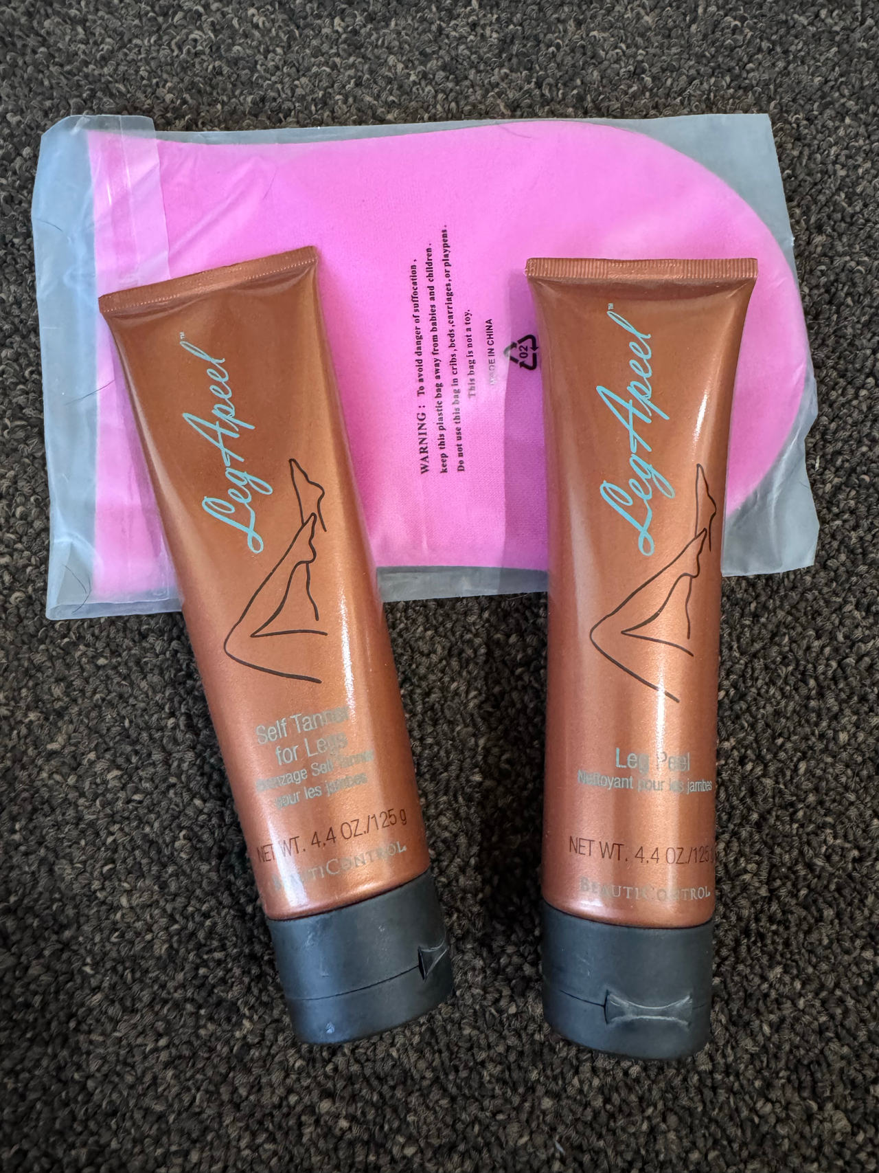 BeautiControl Leg Apeel Self Tanner and Leg Peel Set