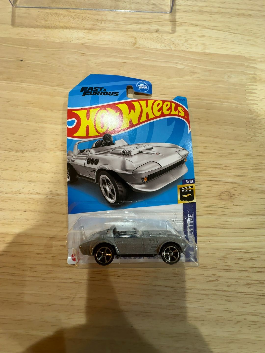 Hot Wheels Corvette Grand Sport Roadster Silver Screen Time 8/10