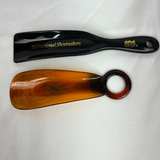 Vintage Shoe Horn Lot of 2 Acrylic SAS Old Fashioned Shoemakers Grand Hotel - Image 1