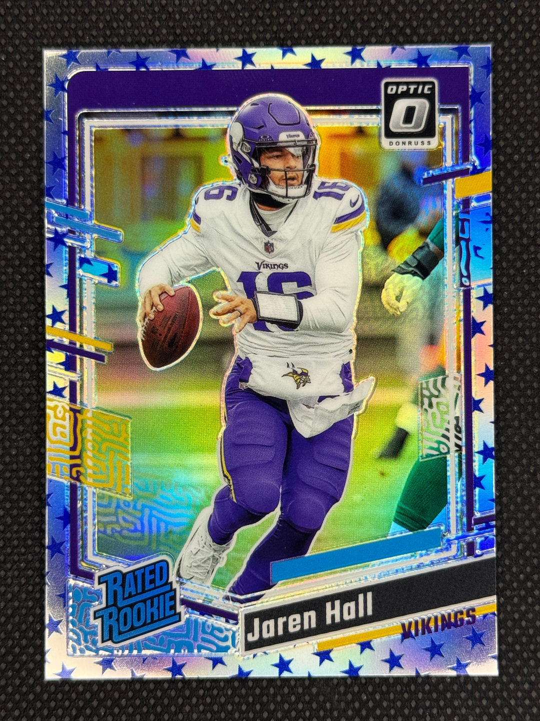 2023 Donruss Optic Rated Rookie Jaren Hall Football Card