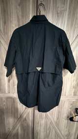 Large Black Columbia Men's PFG Bahama II Short Sleeve Shirt - Image 4