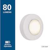 Project Source LED Puck Light 2-Pack 2.6-in Battery LED Under Cabinet Puck Ligh - Image 6