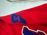 Red Vintage Varsity Letter Cardigan Sweater - Image 7