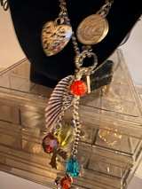 VCLM Brass Tone Heart Locket Necklace - Image 3