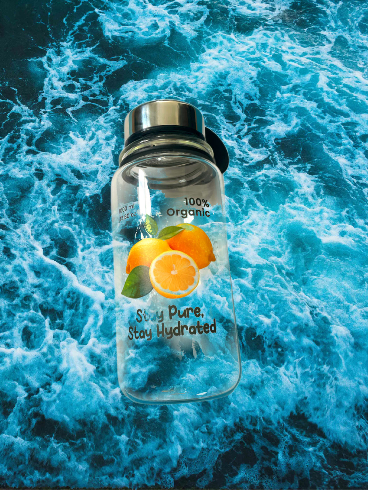 Borosilicate Glass 
Water Bottle