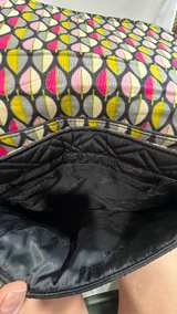 Vera Bradley Black Quilted Convertible Crossbody Backpack - Image 8