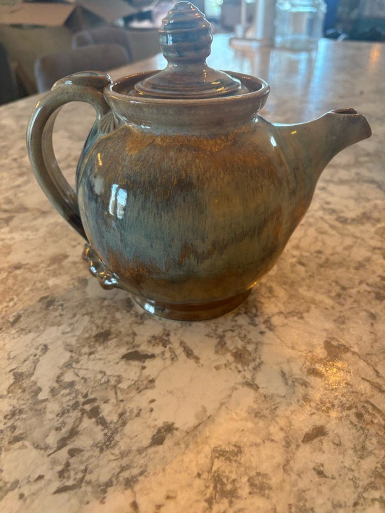 Handmade Pottery Teapot Large