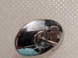 Vintage Pearl and Carved Glass Brooch - Image 3