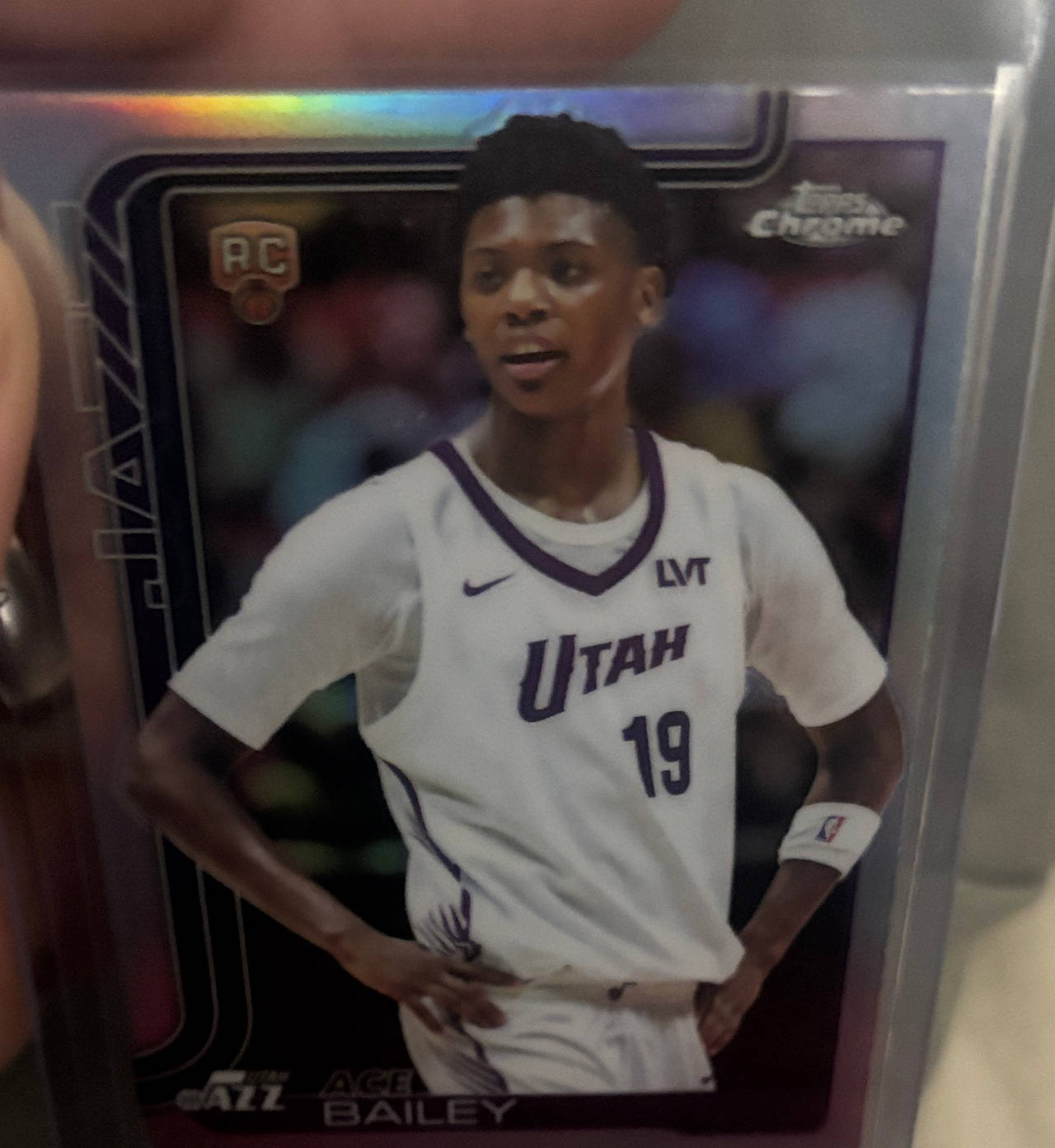 2023-24 Topps Chrome Ace Bailey Refractor Rookie Card