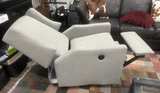 Living Spaces Cade Fabric Power Recliner - Image 1