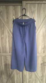 Zenana Linen Blend Elastic Waist Pants size XL Designer Boho - Image 2