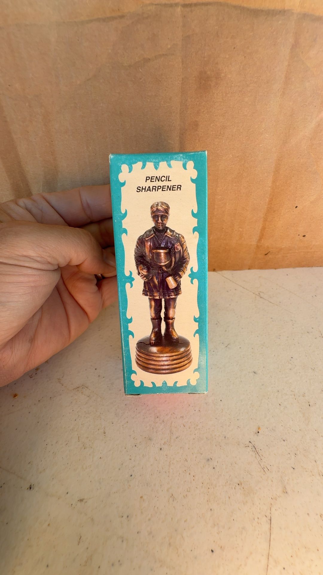 Firefighter Die-Cast Pencil Sharpener