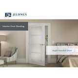 JELD-WEN 2-Panel Square Top White Interior Door - Image 2