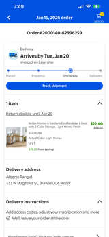 Better Homes & Gardens Ezra Modular L Desk with 2-Cube Storage, Light Honey Finish - Image 1