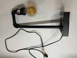 Seaside Village Industrial Metal Pipe Table Lamp Black E26 Edison Bulb Included - Image 4