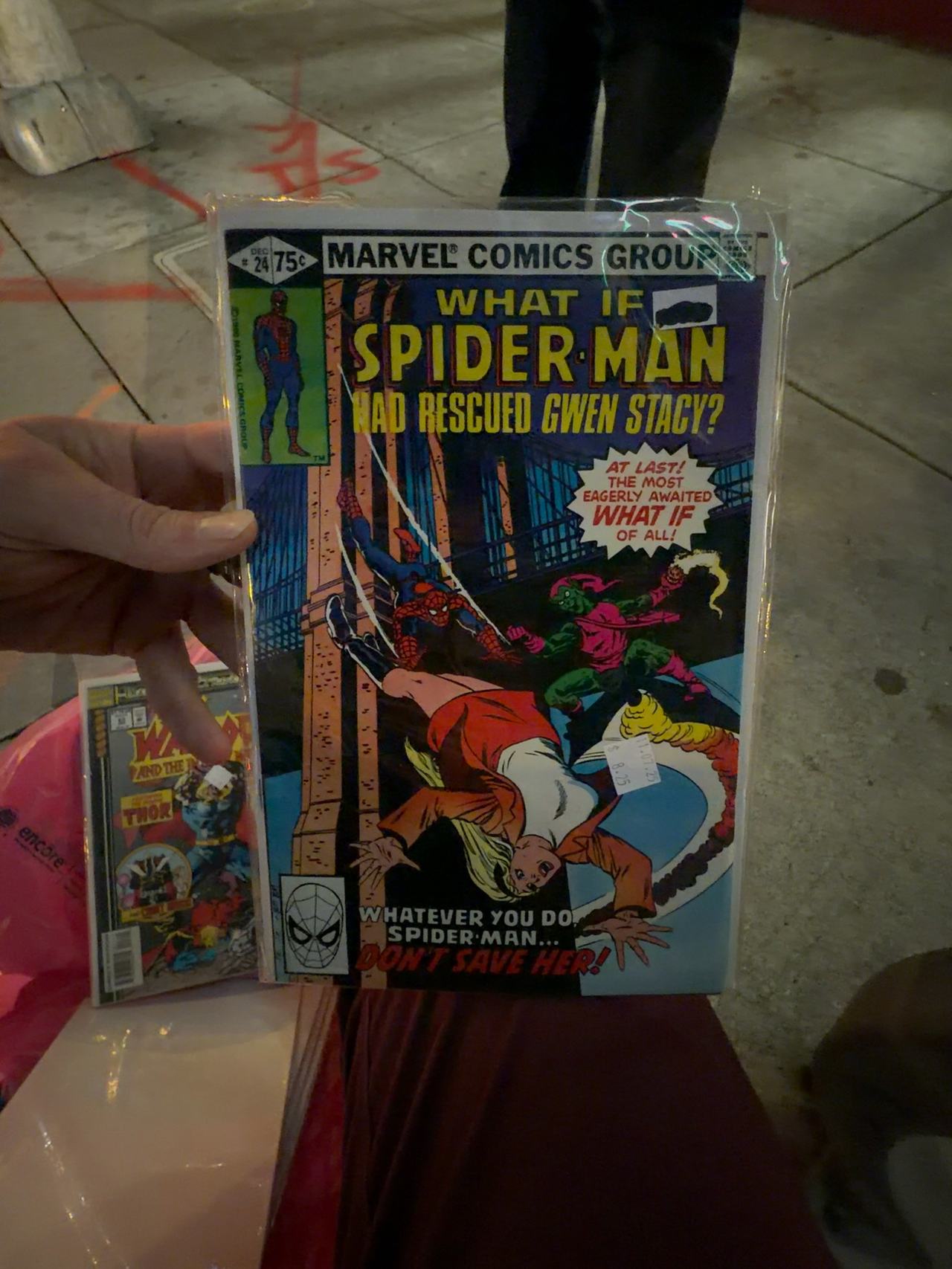 Marvel What If #24 Spider-Man Rescues Gwen Stacy