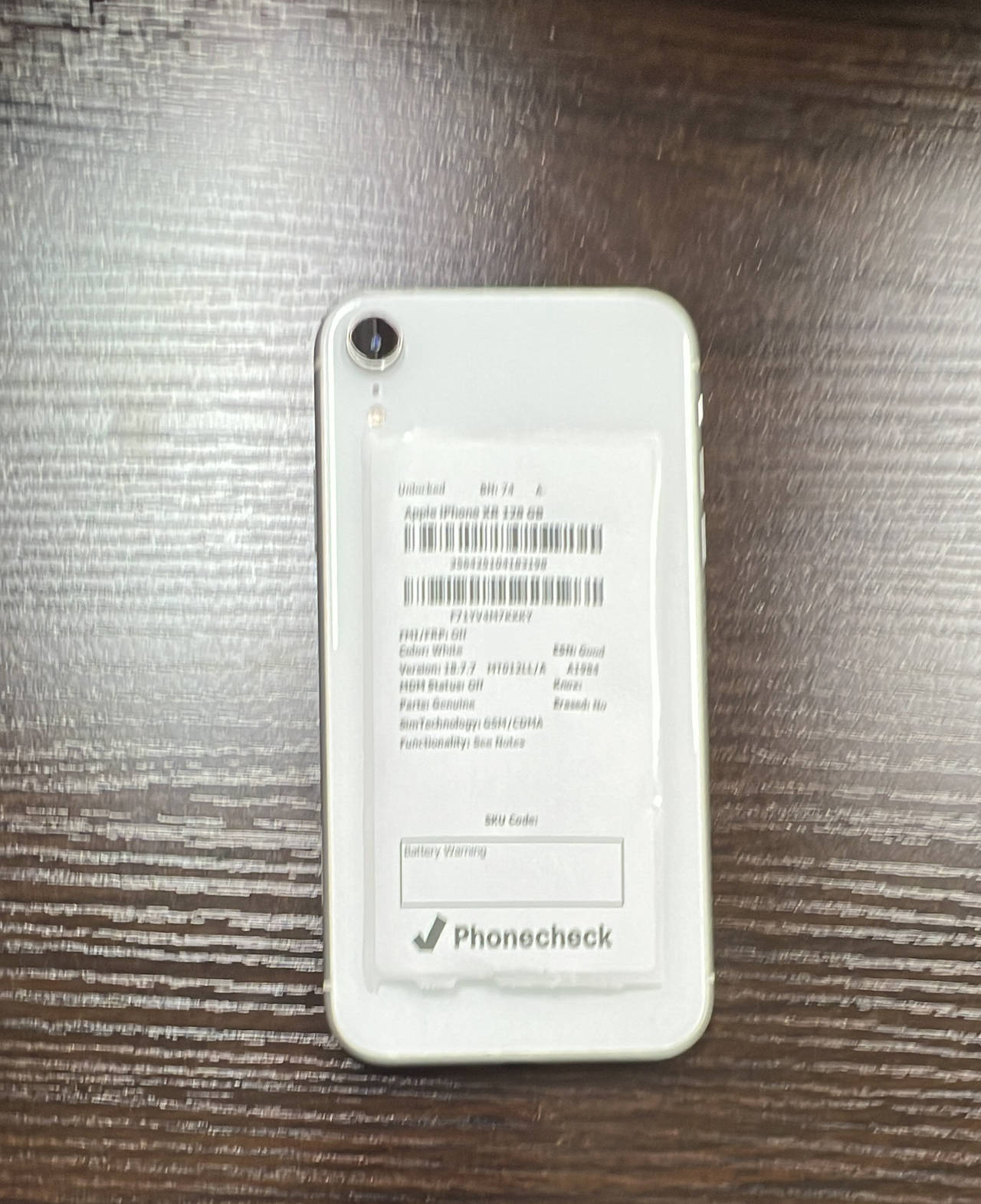 Apple iPhone XR 128GB White