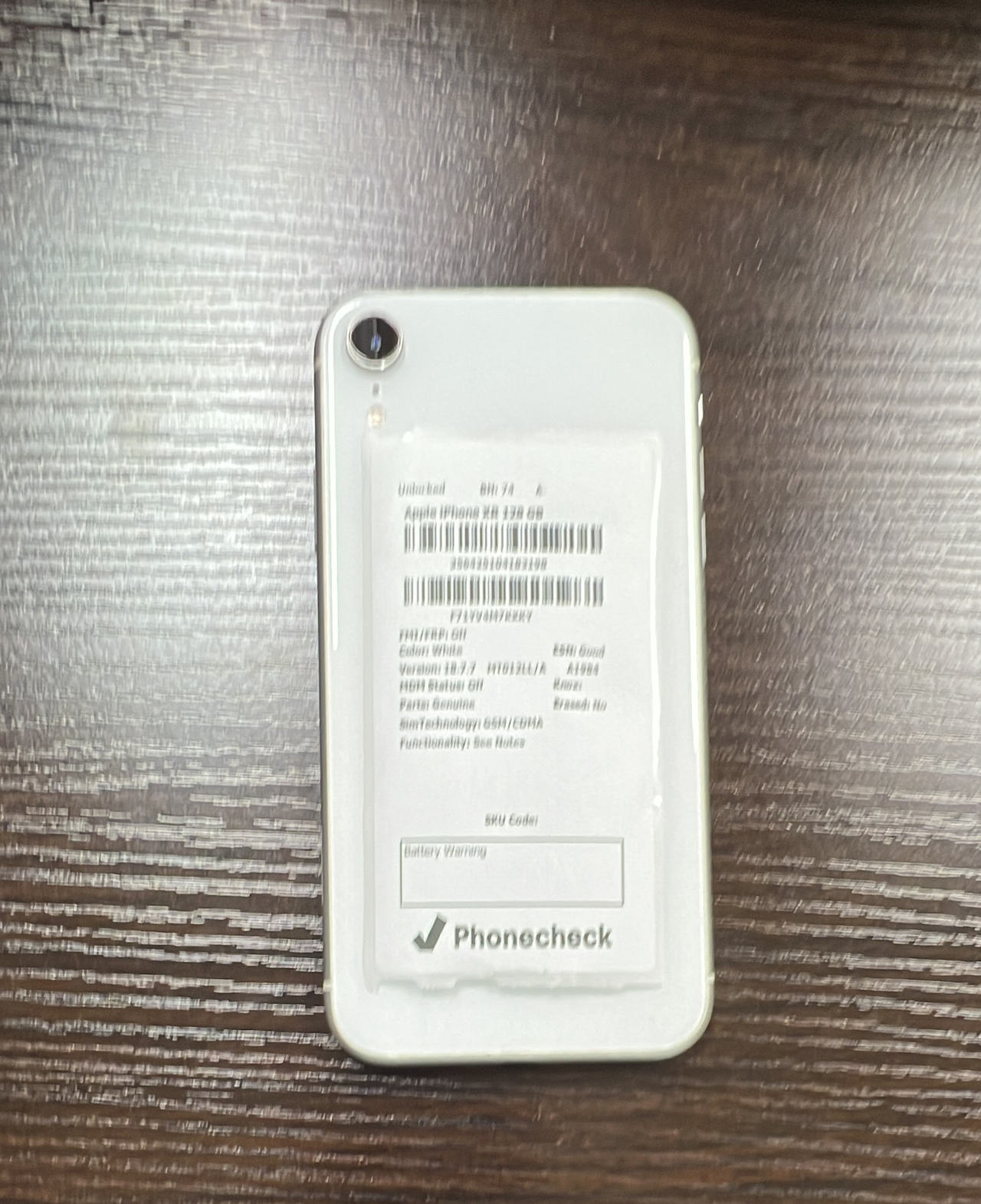 Apple iPhone XR 128GB White