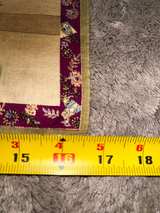 Vintage Japanese Silk Furoshiki Noh Theater Design - Image 2