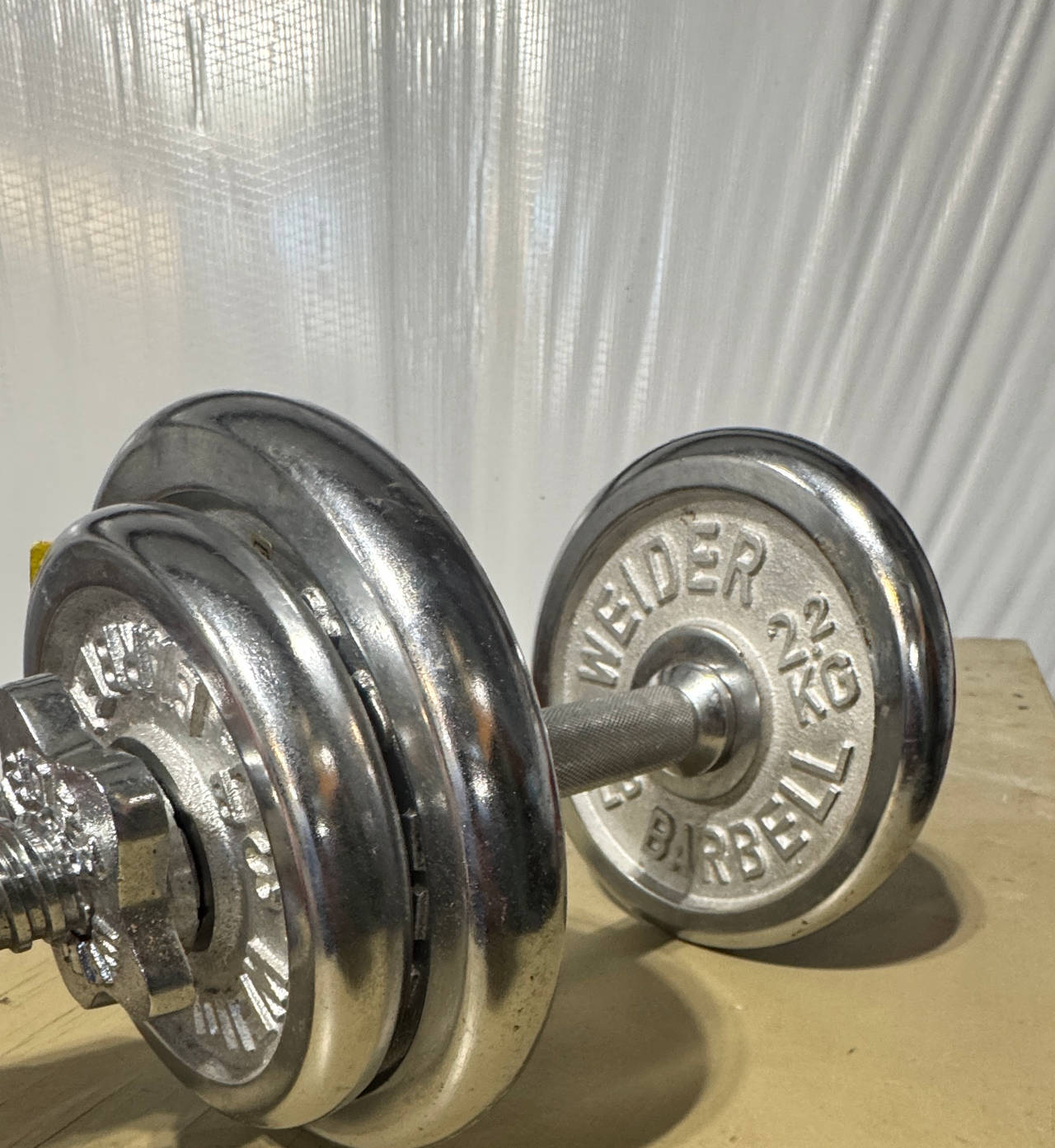 Weider Chrome Adjustable Dumbbell 16LB