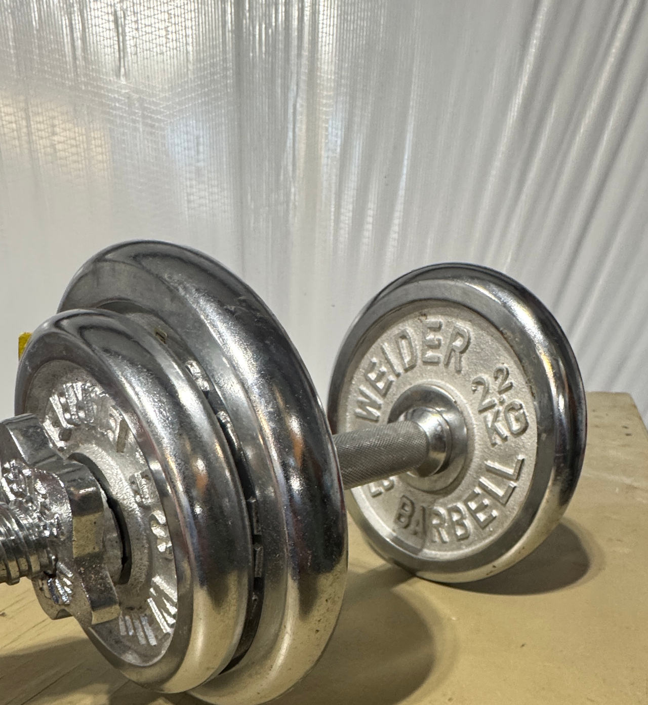 Weider Chrome Adjustable Dumbbell 16LB