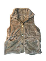 Women's Faux Fur Drawstring Waist Vest - Image 1