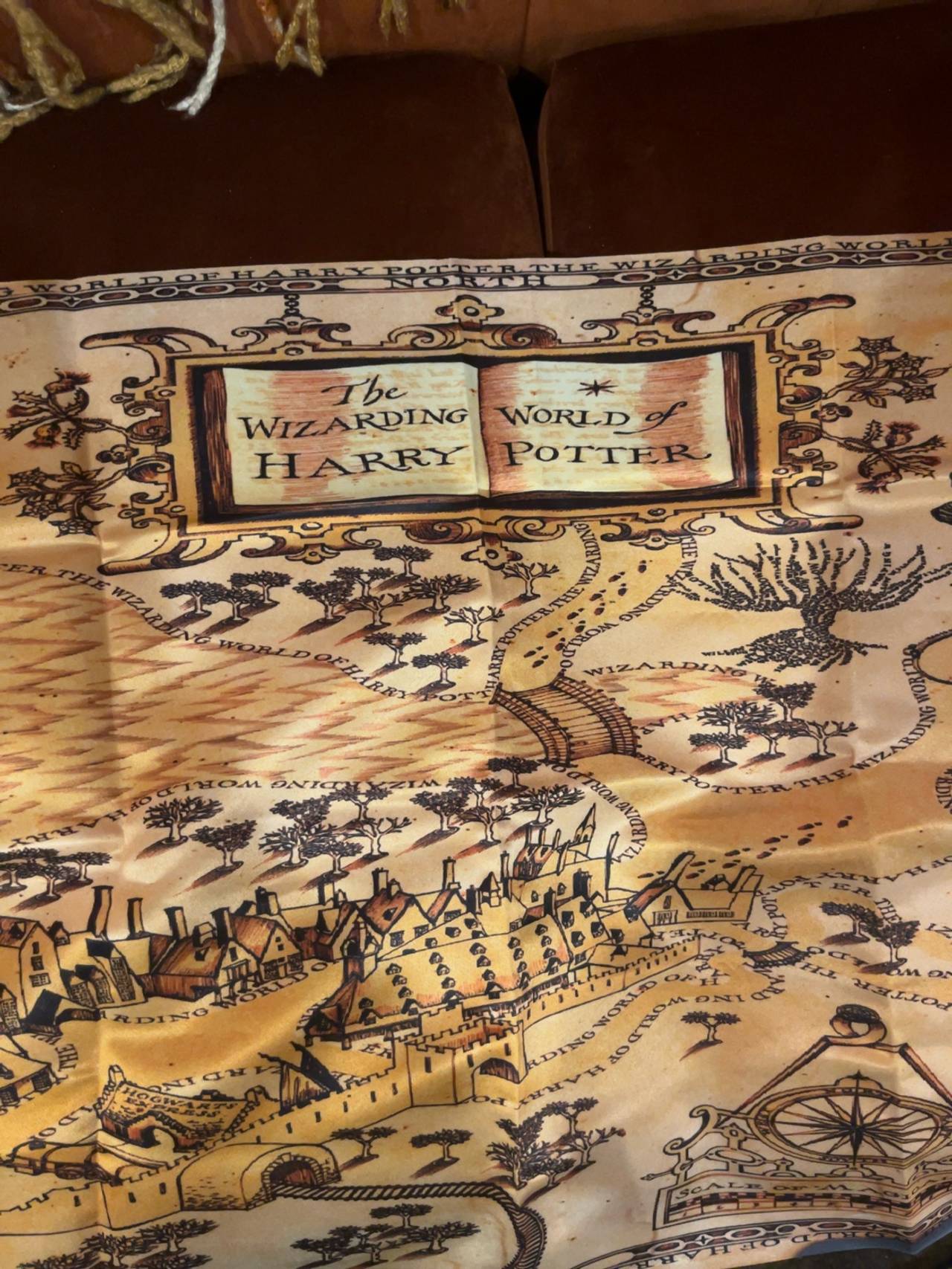 Harry Potter Marauder's Map Tapestry