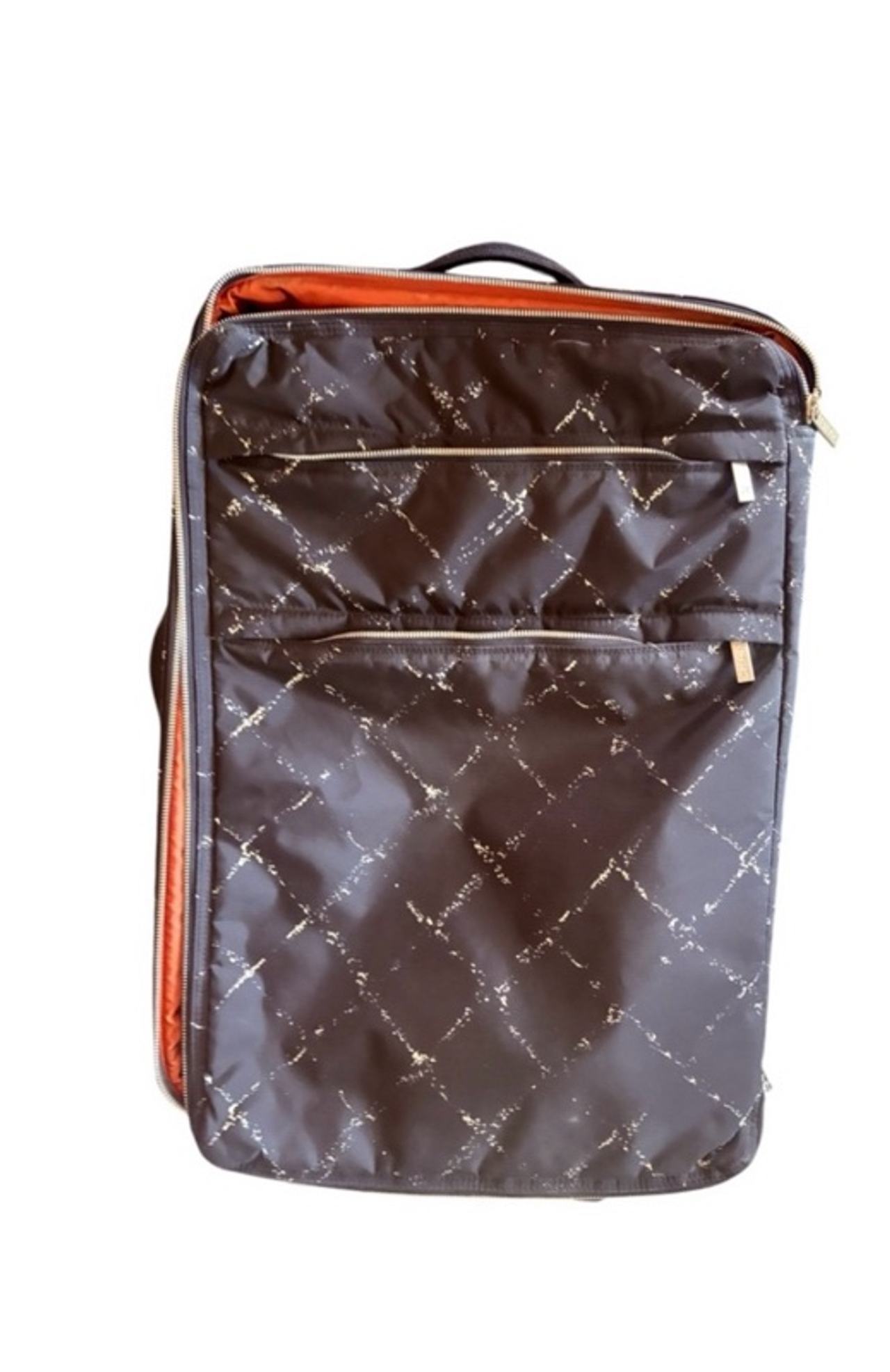 Chanel Black Quilted Nylon Travel Suitcase